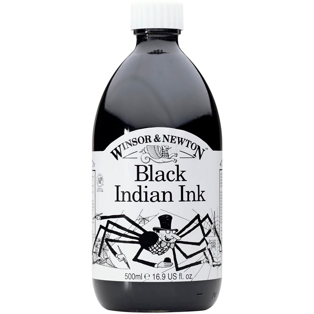 Tinta Nanquim Winsor & Newton 500ml Black Indian Ink